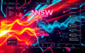 High-resolution visual of a NSFW AI generator no limit in action, featuring a modern interface with dynamic digital art and glowing accents for immersive experience.