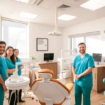 Dental team at Ventura Bright Dental providing friendly and professional dental care in a