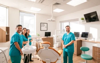 Dental team at Ventura Bright Dental providing friendly and professional dental care in a