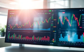 Professional trading view platform with charts and market data analysis for traders